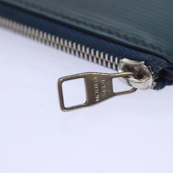 LOUIS VUITTON Epi Porte Monnaie NM Coin Purse Blue - Picture 4 of 14